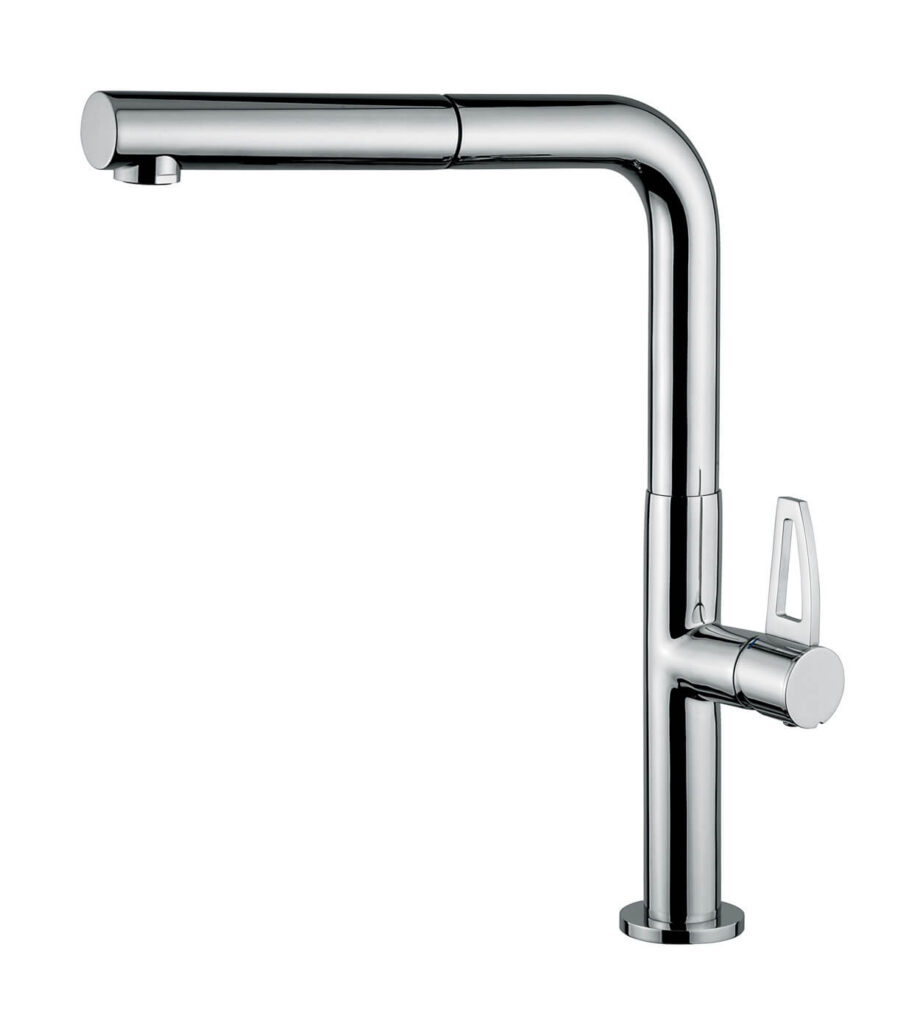 Küchenarmatur Emmevi Ade 78066 mit Ausziehbrause, Chrom, Gelochter Hebel Küchenarmatur Emmevi Ade 78066 mit Ausziehbrause – 2