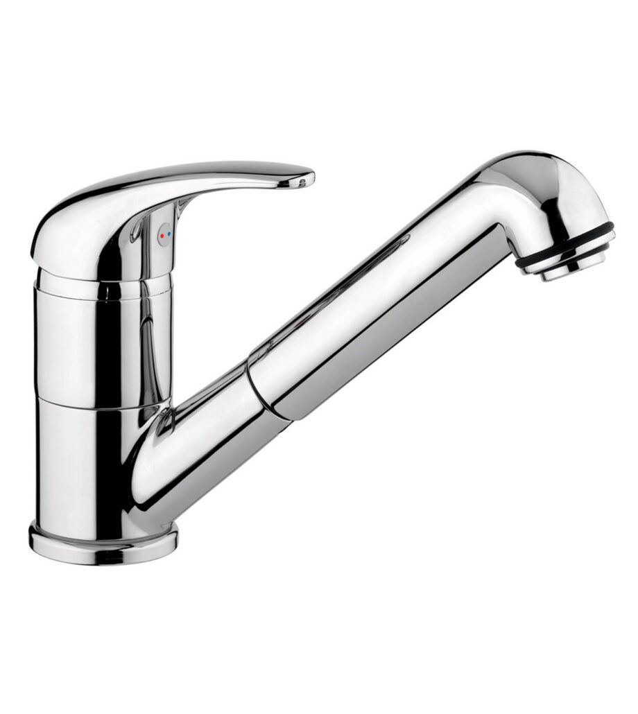 Küchenarmatur Emmevi Ambra 1065 mit Ausziehbrause, Chrom Küchenarmatur Emmevi Ambra 1065 mit Ausziehbrause