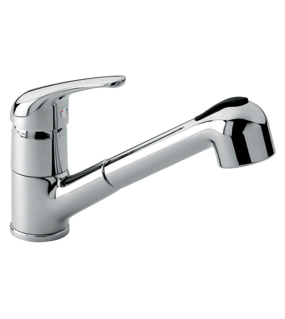 Küchenarmatur Emmevi Ambra 9065 mit Ausziehbrause, Chrom Küchenarmatur Emmevi Ambra 9065 mit Ausziehbrause