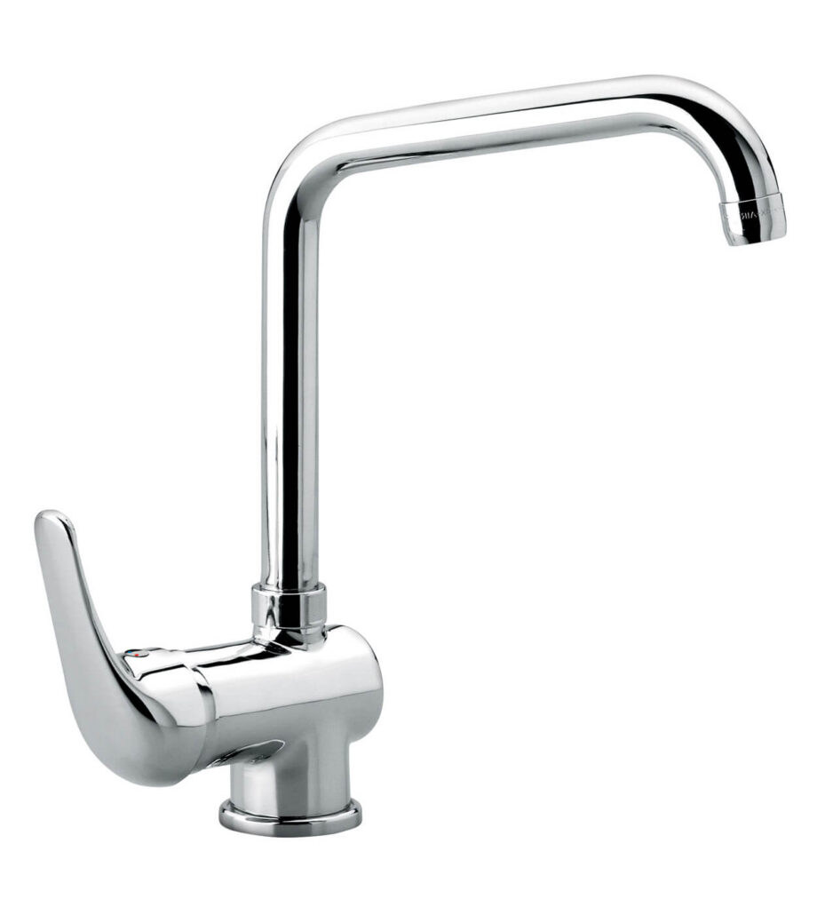 Küchenarmatur Emmevi Ambra 9075 mit Schwenkauslauf, Chrom Küchenarmatur Emmevi Ambra 9075 mit Schwenkauslauf