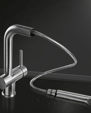 Küchenarmatur Emmevi Piper 45044INLSES mit Ausziehbrause
