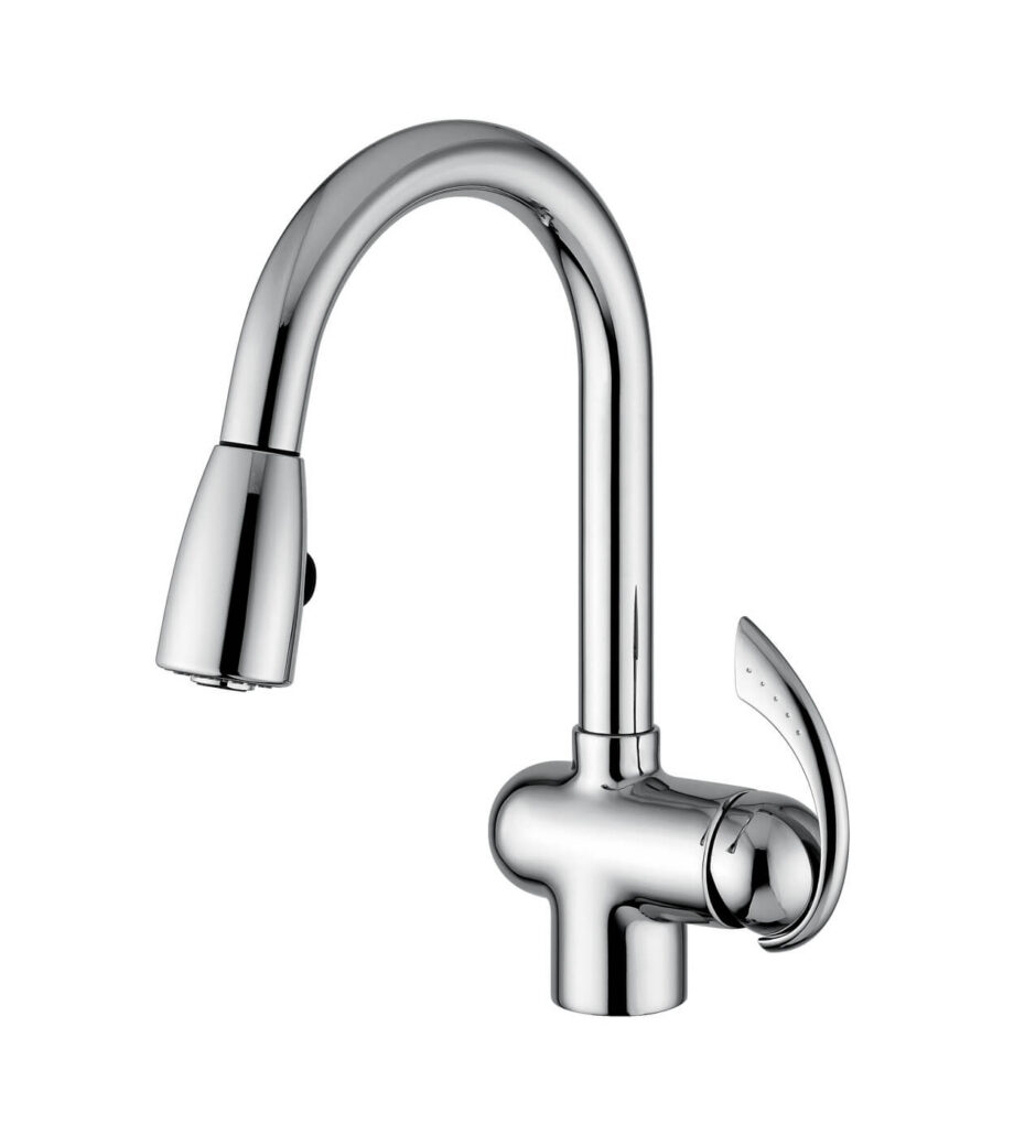 Küchenarmatur Emmevi Ramses 72067 mit Ausziehbrause, Chrom Küchenarmatur Emmevi Ramses 72067 mit Ausziehbrause