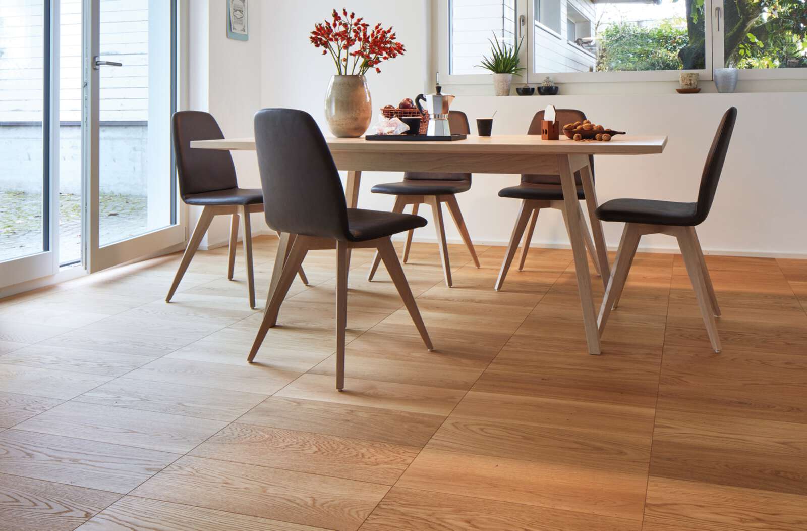 Landhausdiele Bauwerk Formpark Mini 570 Eiche Natur 14 geölt tief gebürstet – 2