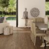 Landhausdiele Esche Esta Elegant Walnut Colour extramatt lackiert – im Wohnraum Landhausdiele Esche Esta Elegant Walnut Colour extramatt lackiert – 3