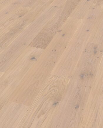 Landhausdiele Thede & Witte Boston XL, Eiche astig, handgehobelt, weiss geölt, 1-Stab, 2200 x 260 x 15 mm