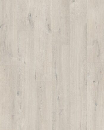 LVT Vinylboden Quick-Step, Pulse Click, Cotton Oak White Blush, Eiche, gefast