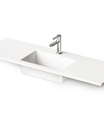 Möbelwaschtisch PAA LOTO MINI 120, 120x40 cm, Mineralguss