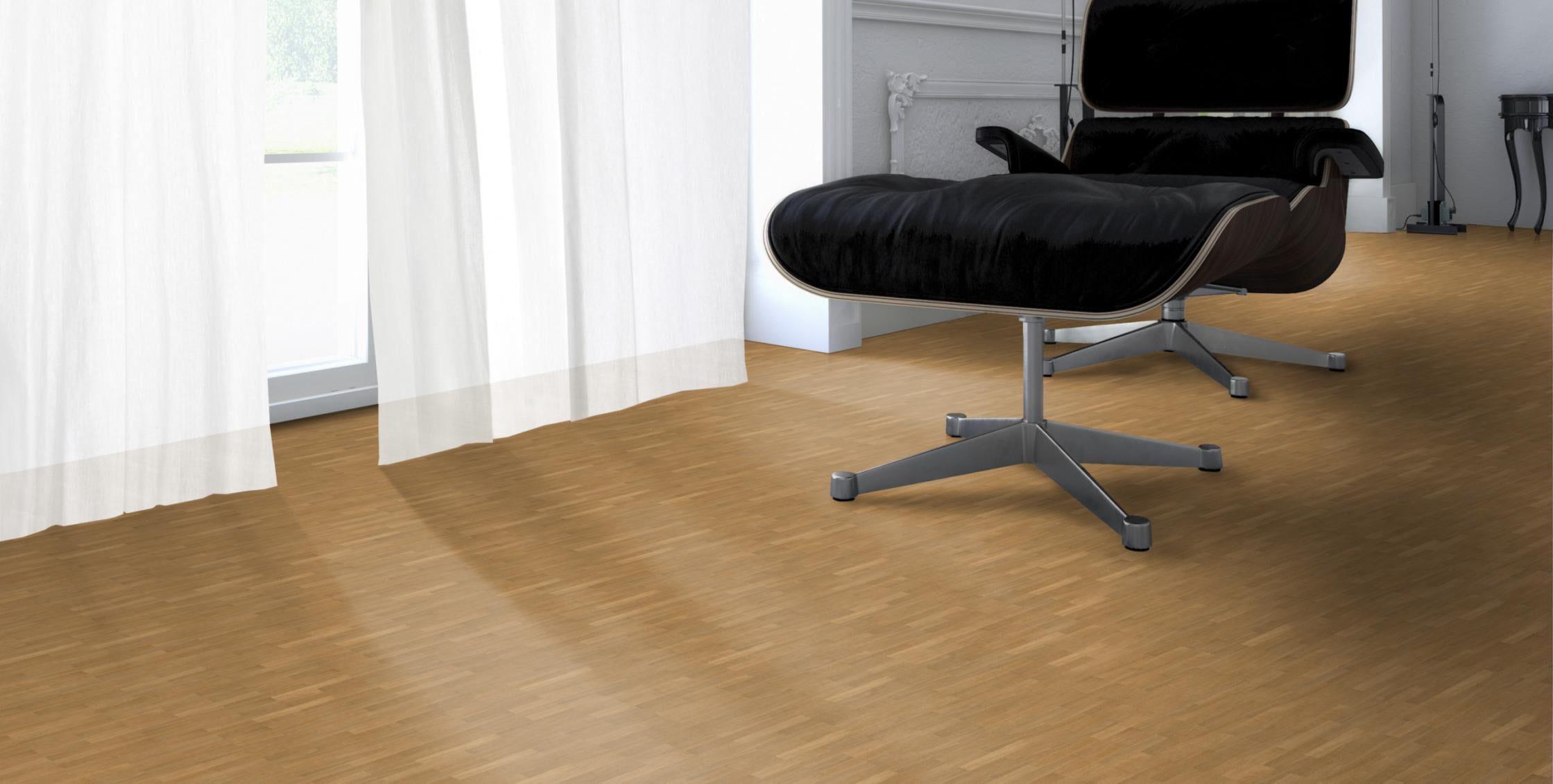 Mosaikparkett Eiche Natur/Select, englischer Verband, roh, 8 x 22,86 x 160 mm – 2