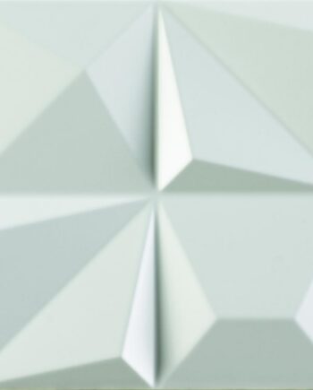 3D reljeefiga keraamiline seinaplaat Dune Multishapes White, 25x25 cm, 9 mm, valge