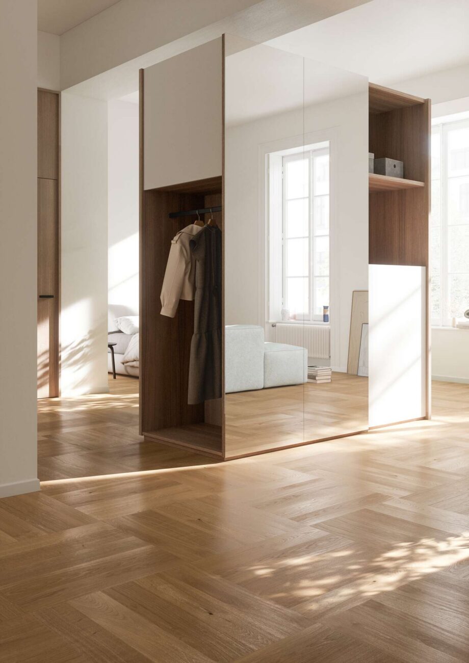 Parkett Bauwerk Formpark Quadrato Eiche Caramello 14 geölt geschliffen – 2