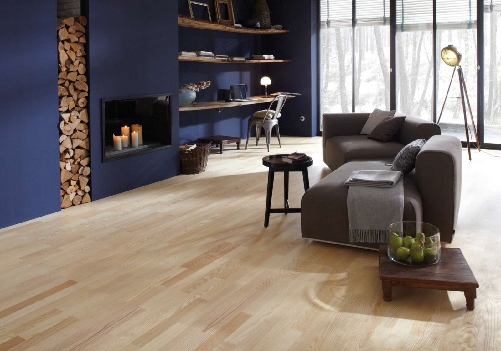 Parkett Bauwerk Monopark Esche 15 matt versiegelt geschliffen – 2