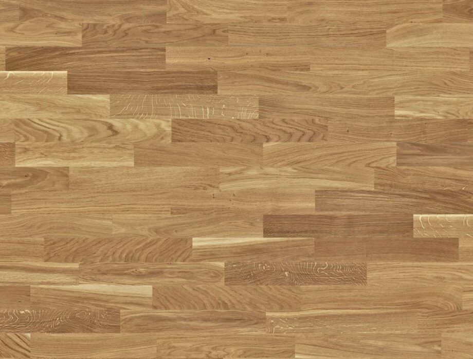 Parkett Bauwerk Triopark Eiche Natur 15 matt versiegelt 3-Stab geschliffen
