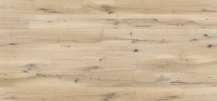 Parkett Eiche, Grande Ivory, gefast, gebürstet, gebeizt und Naturöl