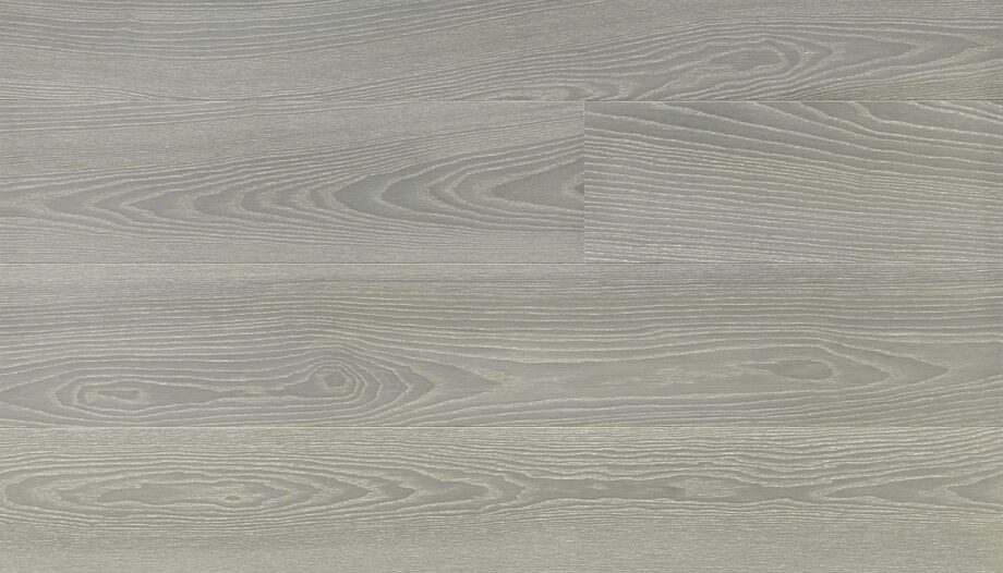 Parkett Esche, elegant dusky grey white pores, gebürstet, gefast, extra matt versiegelt 5%