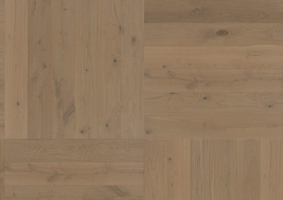 Parkett ter Hürne Eiche ochre brown, gebürstet, gefast, eriti matt lak