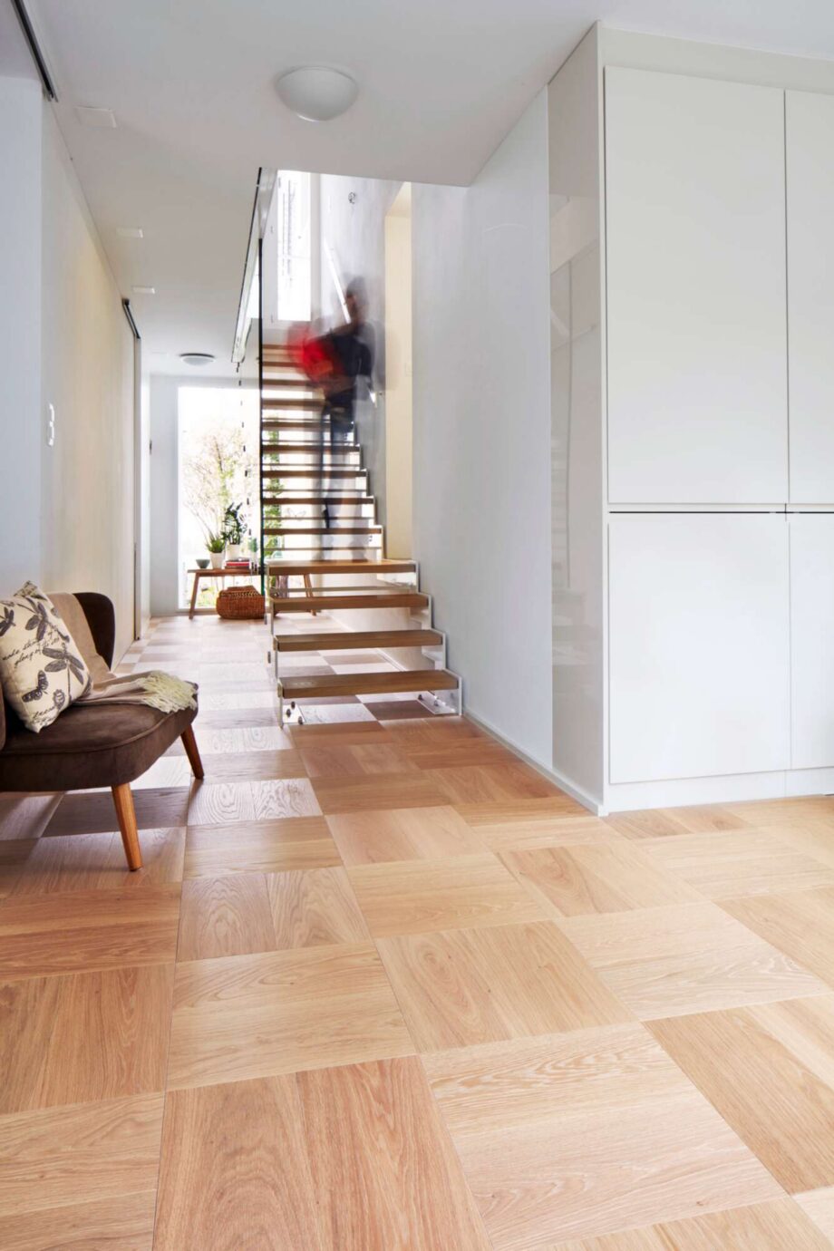 Parkettboden Bauwerk Formpark Mini 380 Eiche Avorio 14 geölt tief gebürstet – 3