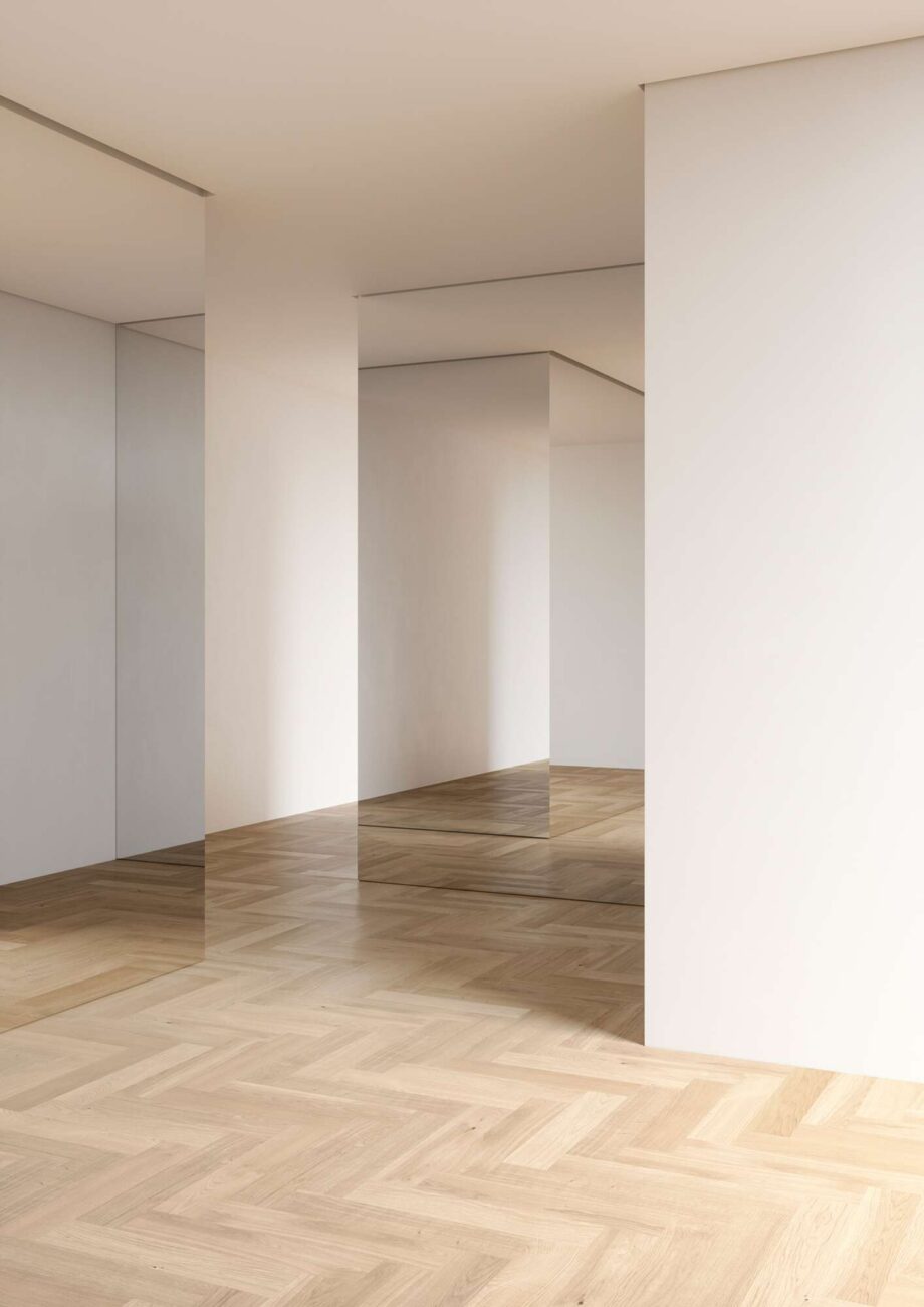 Parkettboden Bauwerk Formpark Quadrato Eiche Crema 14 B-Protect gebürstet – Ambiente 2 Parkettboden Bauwerk Formpark Quadrato Eiche Crema 14 B-Protect gebürstet – 3