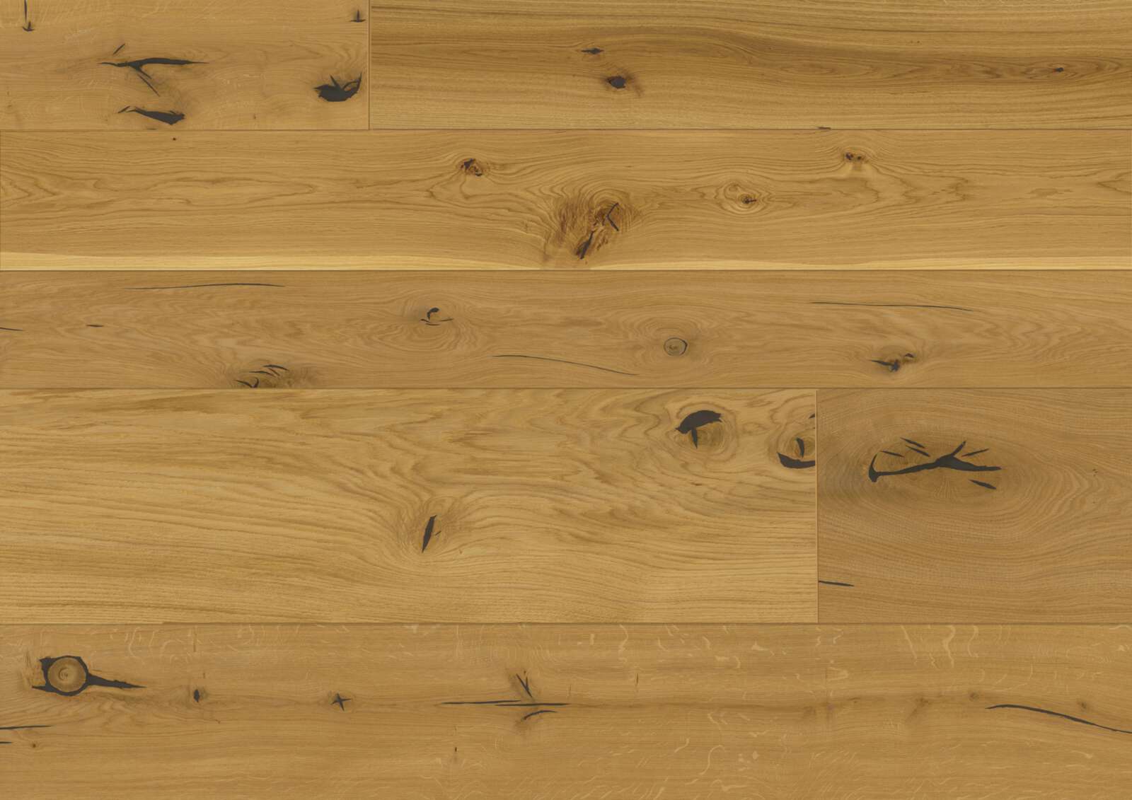 Parkett Bauwerk Unicopark Eiche Natur 46 geölt gebürstet