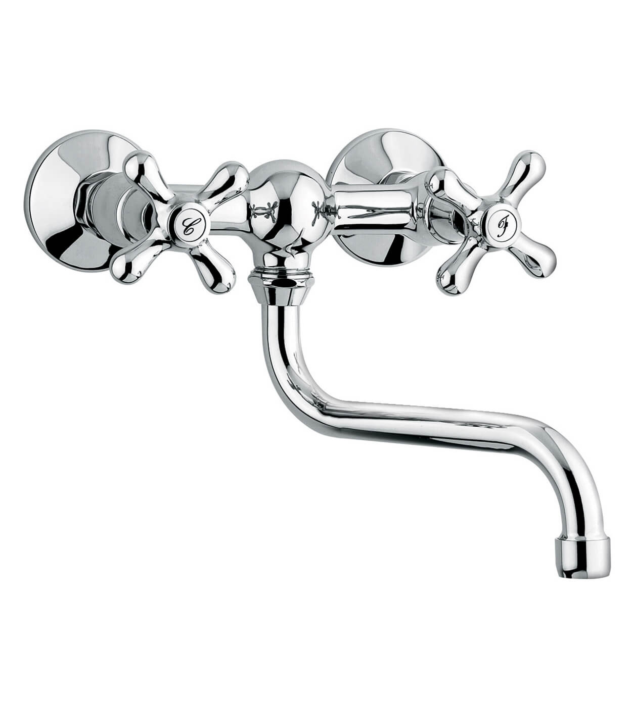 Zweigriff-Wandküchenarmatur Emmevi Decò Classic 12005S