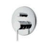 Unterputz-Duscharmatur Emmevi Filobrass 85019, 2 Abgänge, Druckknopf Unterputz-Duscharmatur Emmevi Filobrass 85019, 2 Abgänge, Druckknopf