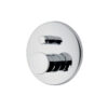 Unterputz-Duscharmatur Emmevi Filobrass 85019, 2 Abgänge, Druckknopf – Ansicht 2 Unterputz-Duscharmatur Emmevi Filobrass 85019, 2 Abgänge, Druckknopf – 2