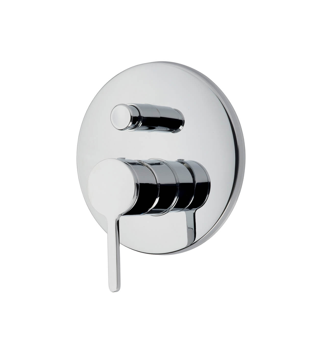 Unterputz-Duscharmatur Emmevi Filobrass 85019, 2 Abgänge, Druckknopf