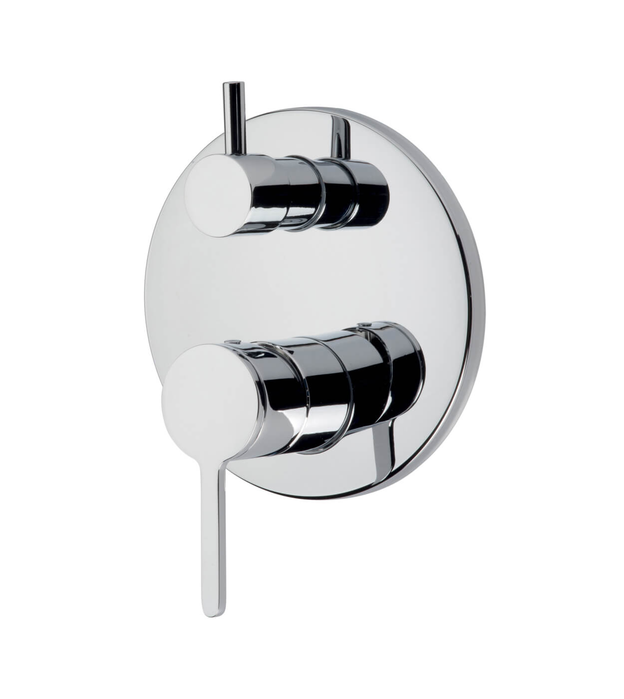 Unterputz-Duscharmatur Emmevi Filobrass 85019CER, 2 Abgänge, Umstellkartusche