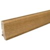 Sockelleiste Eiche furniert braun lackiert 20×58 mm