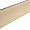 Sockelleiste Eiche furniert weiß lackiert 20×58 mm