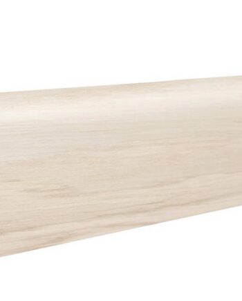 Sockelleiste Eiche furniert weiß lackiert Profil 16×40 mm