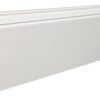 Sockelleiste Kiefer weiß lackiert 16×90 mm