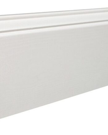 Sockelleiste Kiefer weiß lackiert 16×90 mm