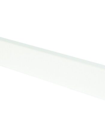 Sockelleiste Thede & Witte Cube 40, weiss starkfoliert, 15 x 40 x 2400 mm