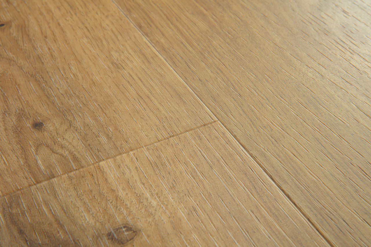 SPC Vinylboden Quick-Step cottage oak natural alpha small Dielen, gefast