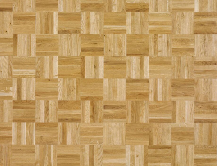Stabparkett Bauwerk Prepark Comfort Eiche Natur 15 versiegelt Würfelmuster 10 mm – Diele Stabparkett Bauwerk Prepark Comfort Eiche Natur 15 versiegelt Würfelmuster 10 mm