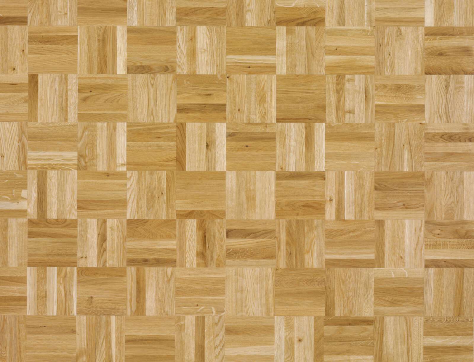 Stabparkett Bauwerk Prepark Comfort Eiche Natur 15 versiegelt Würfelmuster 10 mm