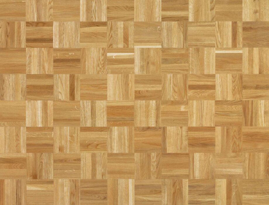 Stabparkett Bauwerk Prepark Eiche Natur 14 versiegelt Würfelmuster 8 mm – Diele Stabparkett Bauwerk Prepark Eiche Natur 14 versiegelt Würfelmuster 8 mm