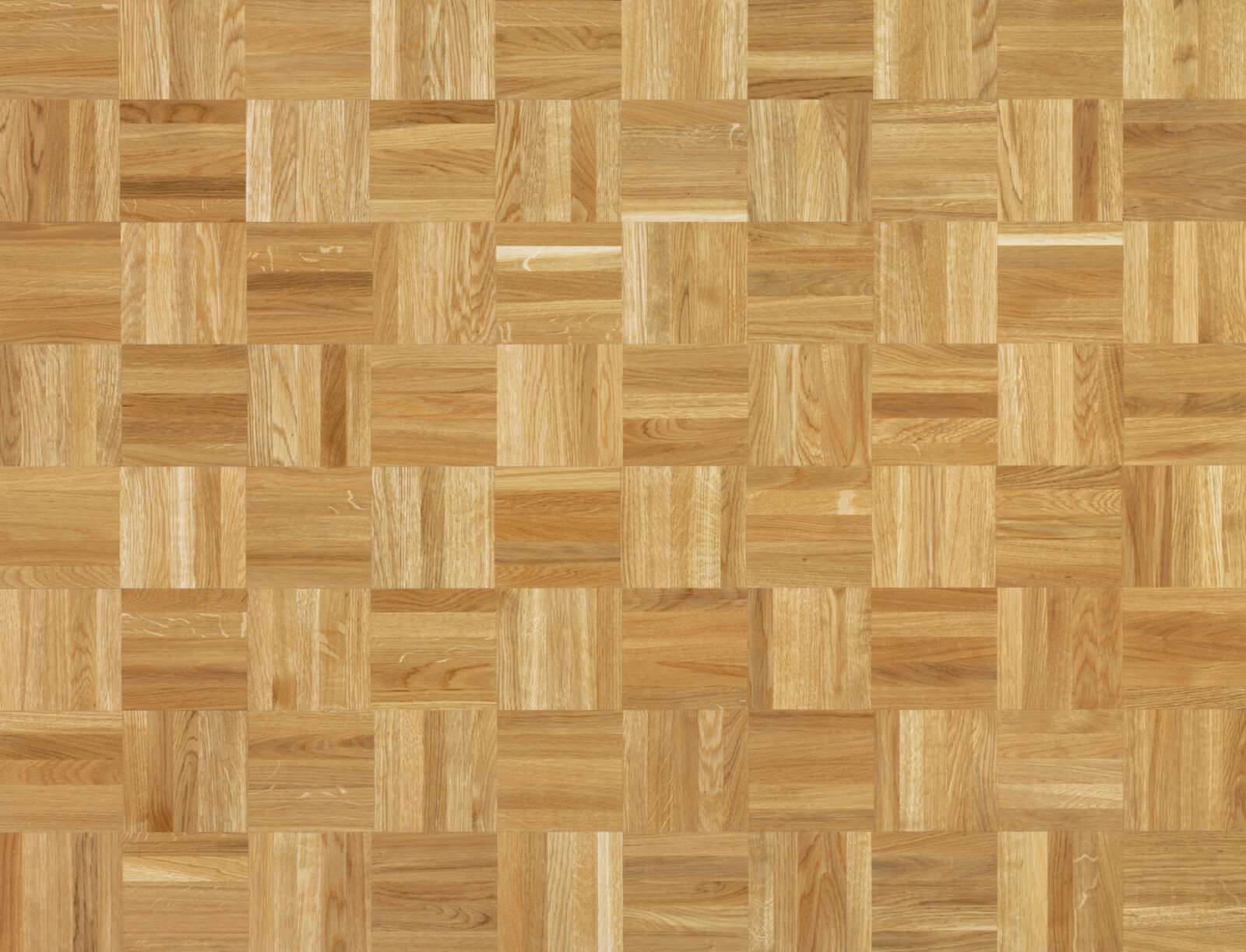 Stabparkett Bauwerk Prepark Eiche Natur 14 versiegelt Würfelmuster 8 mm