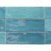 Käsitööefektiga reljeefne keraamiline seinaplaat Dune Tabarca Cielo Keramik-Wandfliese mit Relief in Handmade-Optik Dune Tabarca Cielo, 7,5x23 cm, 9 mm, Himmelblau