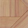 Triibulise 3D reljeefiga keraamiline seinaplaat Dune Stripes Mix Teak, 25x25 cm, 10 mm, tiikpuu