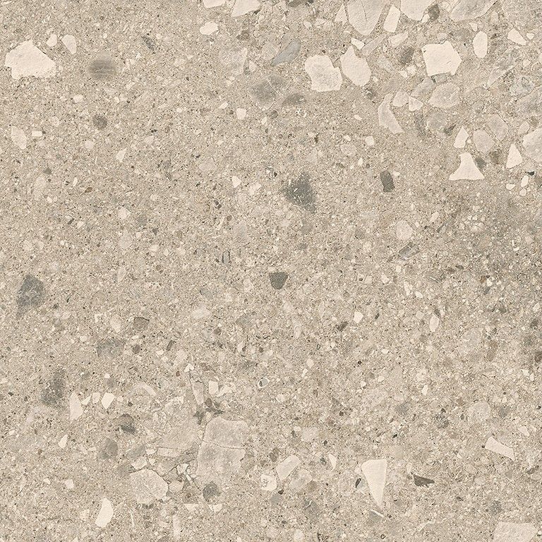 Keramisk terrassplatta i terrazzolook Terrazzo Stone Mocca – terrass