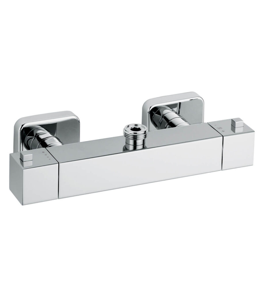 Thermostat-Duscharmatur Emmevi Gea 26305 für Duschsäule, Chrom Thermostat-Duscharmatur Emmevi Gea 26305 für Duschsäule