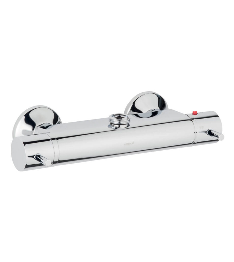 Thermostat-Duscharmatur Emmevi Piper 45300C für Duschsäule, Chrom Thermostat-Duscharmatur Emmevi Piper 45300C für Duschsäule