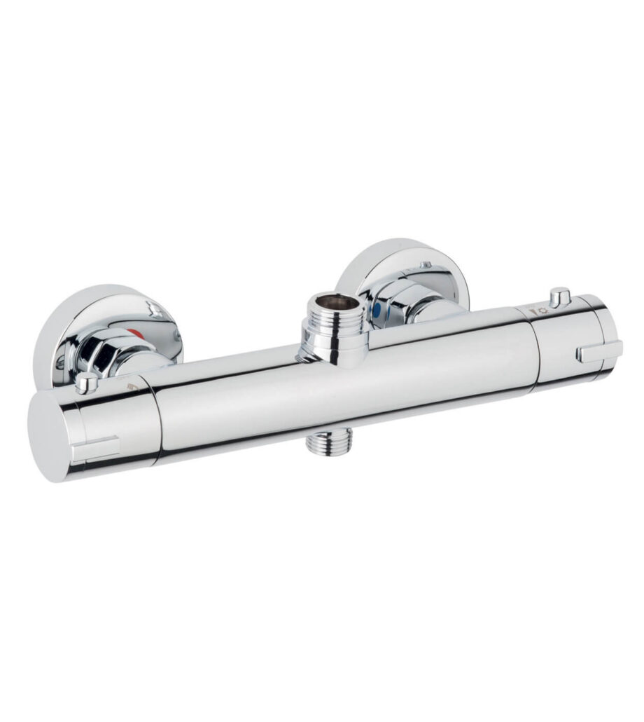 Thermostat-Duscharmatur Emmevi Piper 45307 für Duschsäule, mit Umsteller, Chrom Thermostat-Duscharmatur Emmevi Piper 45307 für Duschsäule, mit Umsteller