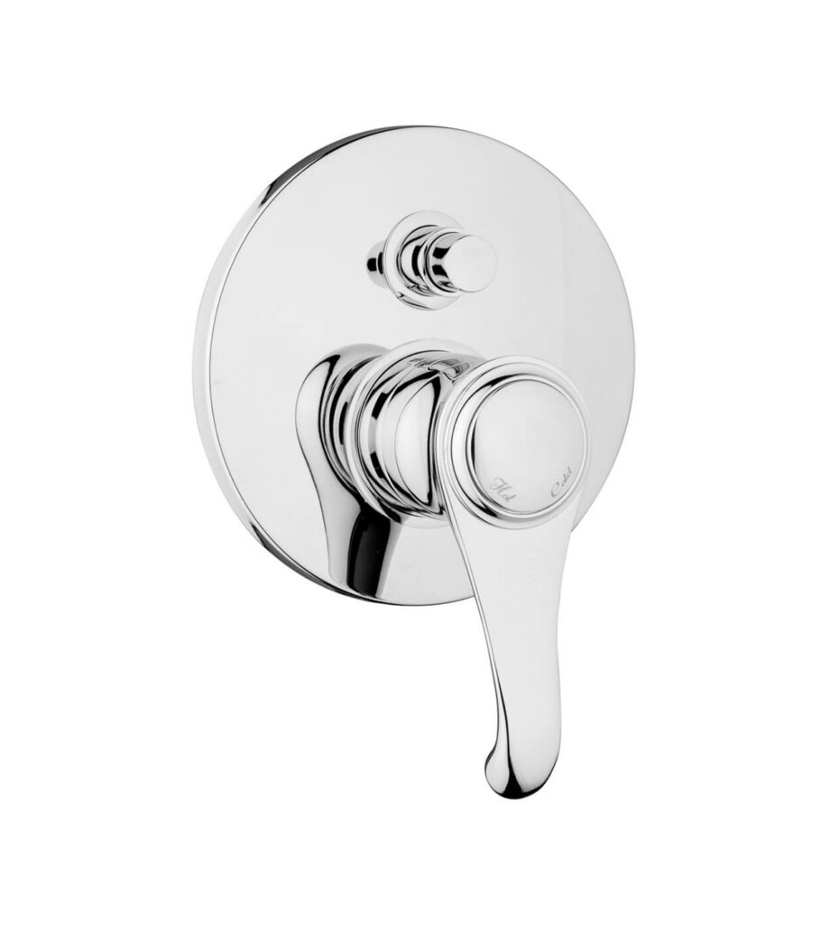 Unterputz-Duscharmatur Emmevi Tiffany 6019, 2 Abgänge, Druckknopf