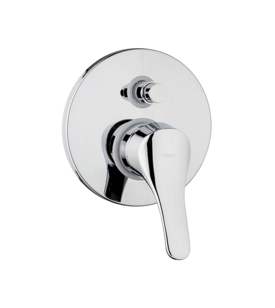 Unterputz-Duscharmatur Emmevi Zeus 3019Z, 2 Abgänge, Druckknopf