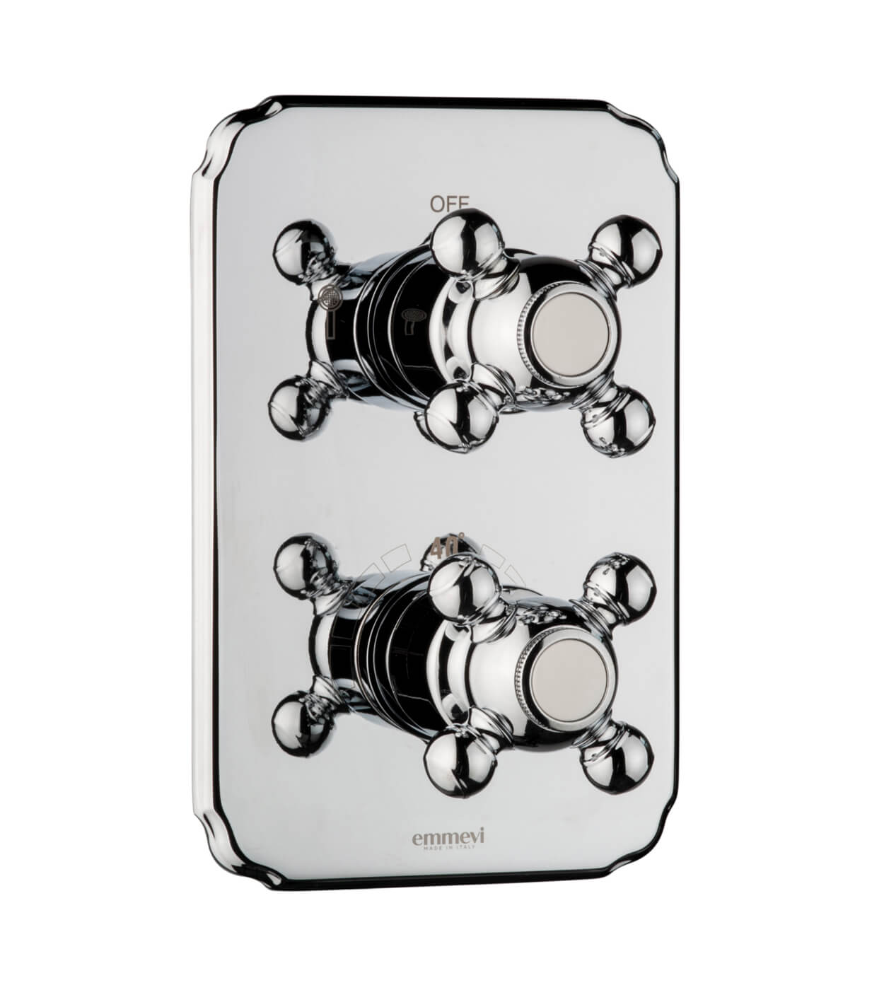 Unterputz-Thermostat Emmevi Decò Classic 12319, 2 Abgänge