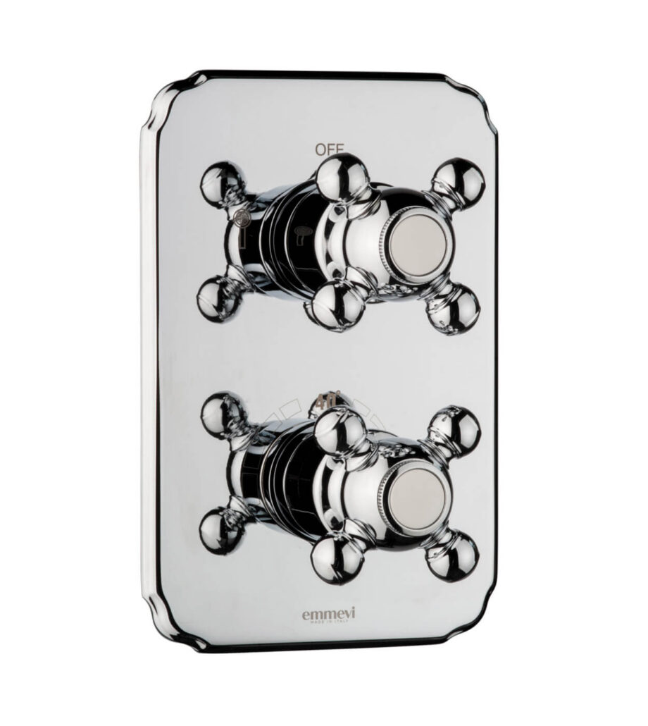 Unterputz-Thermostat Emmevi Decò Classic 12329, 3 Abgänge