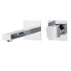 Unterputz-Waschtischarmatur Emmevi Gea 26155, Einzelrosetten, Chrom, Hebel ohne Stiel Unterputz-Waschtischarmatur Emmevi Gea 26155, Einzelrosetten