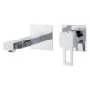 Unterputz-Waschtischarmatur Emmevi Gea 26155, Einzelrosetten, Chrom, Gelochter Hebel Unterputz-Waschtischarmatur Emmevi Gea 26155, Einzelrosetten – 3